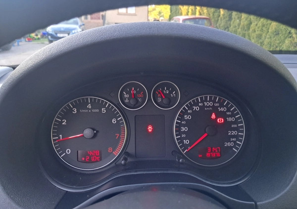Audi A3 cena 19900 przebieg: 190000, rok produkcji 2005 z Myszków małe 436